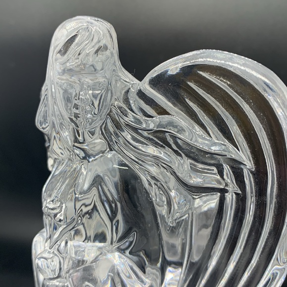 Crystal Angel Candle Holder. 25% lead. - Picture 6 of 8